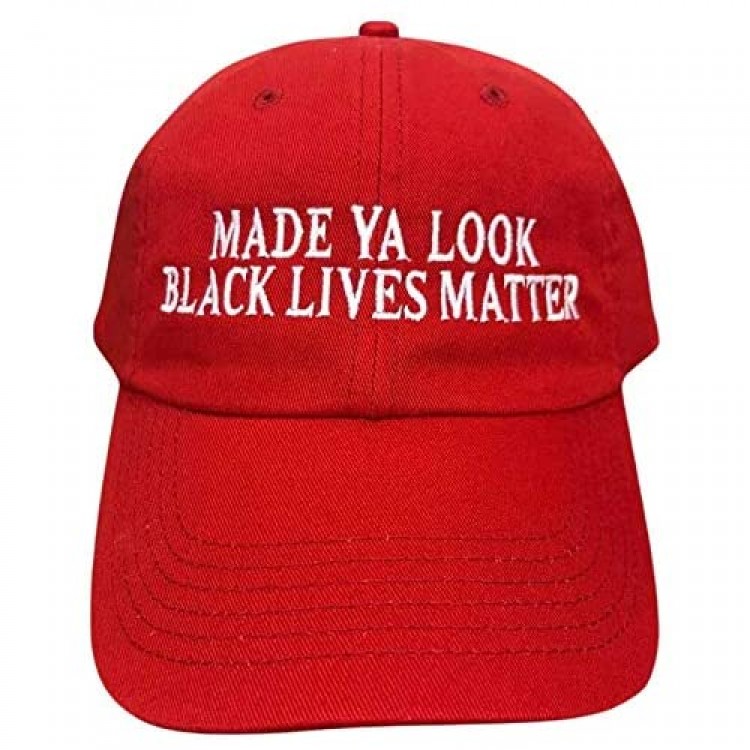 Made Ya Look BLM Unisex Baseball Hat - Black Lives Matter Adjustable Dad Hat