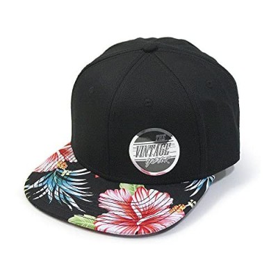 Premium Floral Hawaiian Cotton Twill Adjustable Snapback Baseball Caps