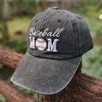 Waldeal Women's Adjustable Embroidered Baseball Cap Vintage Washed Dad Hat