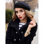 3 Pieces Women Beret Hats French Style Berets Wool Beret Winter Beret Cap