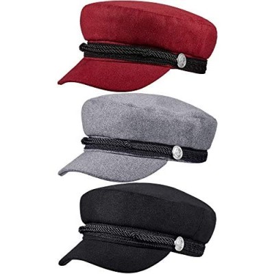 3 Pieces Women's Winter and Summer Stylish Newsboy Hat Beret Sunhat