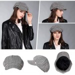 Comhats 2019 New Womens Visor Beret Newsboy Hat Cap for Ladies Merino Wool