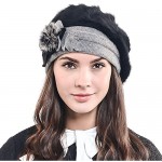 F&N STORY Lady French Beret Wool Beret Chic Beanie Winter Hat Jf-br022