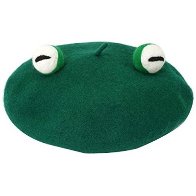 Frog Eyes Handmade Beret Vintage Artist Hat