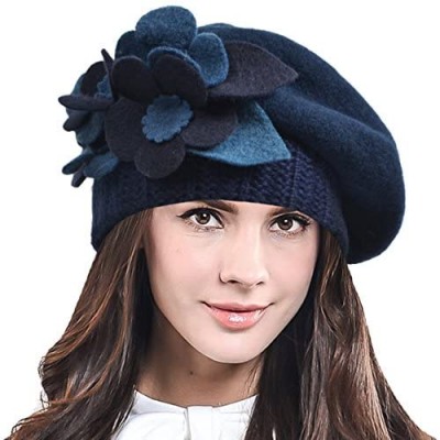Lady French Beret 100% Wool Beret Chic Beanie Winter Hat HY023