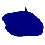 Selini NY 11 Royal Blue Wool Blend French Artist Beret Cap
