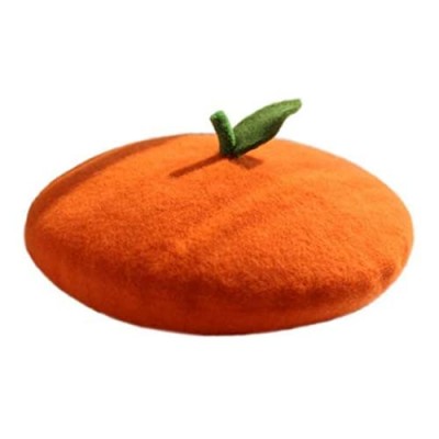 YURI Japan Fruits Orange Peach Beret Cute Lolita Girl Hat Painter Cap Accessories for Women Gift