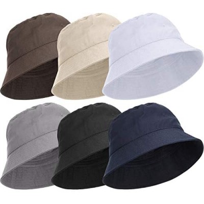 Bucket Hat Breathable Cotton Travel Cap Beach Sun Hat for Men Women