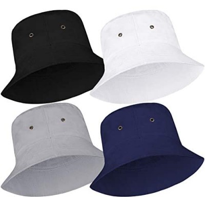 Cooraby Sun Bucket Hat for Women  Men  Teens  Girls Cotton Hats Wide Brim Floppy Summer Travel Beach Fisherman Cap