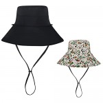 FEMSÉE Reversible Bucket Hat - Sun Hats for Women Men UPF 50+ UV Packable Summer Beach Hat
