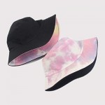 HUYADAPI Adults Cotton Bucket Hat Reversible Fishing Fisherman Cap Travel Beach Packable Sun Hat