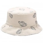 MaxNova Bucket Hats for Women Embroidery Travel Beach Sun Hat Outdoor Cap Unisex 2pack