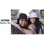 OCTEEN Unisex 100% Cotton Packable Bucket Hat Sun Hat Unisex Beach Cap for Men Women Kid