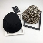 Reversible Bucket hat for Women & Men Foldable Leopard Cheetah Print Fisherman Sun Cap Bucket hat for Girl boy