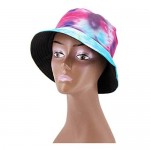 Surkat Reversible Bucket Hat Women Cotton Fisherman Hat Sun Protection Packable for Summer Outdoor Traveling