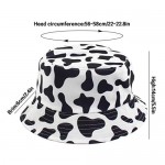 XYIYI Cute Bucket Hat Beach Fisherman Hats for Women Reversible Double-Side-Wear