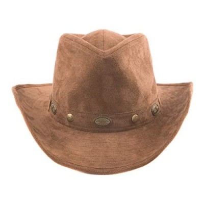 Accessorama Men & Women's Fashion Western Cowboy Hat Cowgirl Hats for Women with Roll Up Brim Felt for Summer  Winter