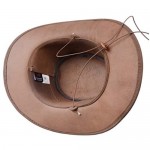 Australian Cowboy Hat Real Suede Leather Bush Outback American Western Hat