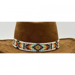 Cowboy Western Beaded Hatband Rodeo Style Handmade