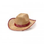 FPKOMD Straw Cowboy Hat Cowboy Hats for Women Shapeable Brim Western Cowboy Hat Beach Cowgirl Cowboy Hats for Men Yellow Red