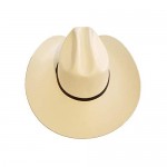 Men's Classic Western Cattleman Suede Black White Hard Black Tan Straw Rodeo Mexican Cowboy Hats