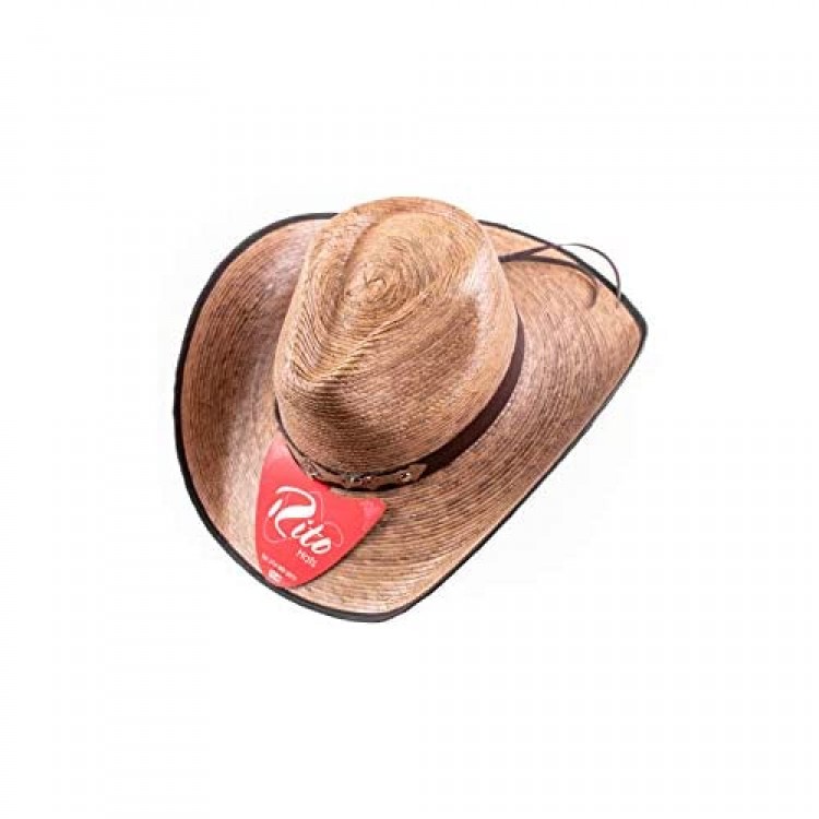 Rito Hats Gringo Viejo Fine Palm Hat Brown Medium