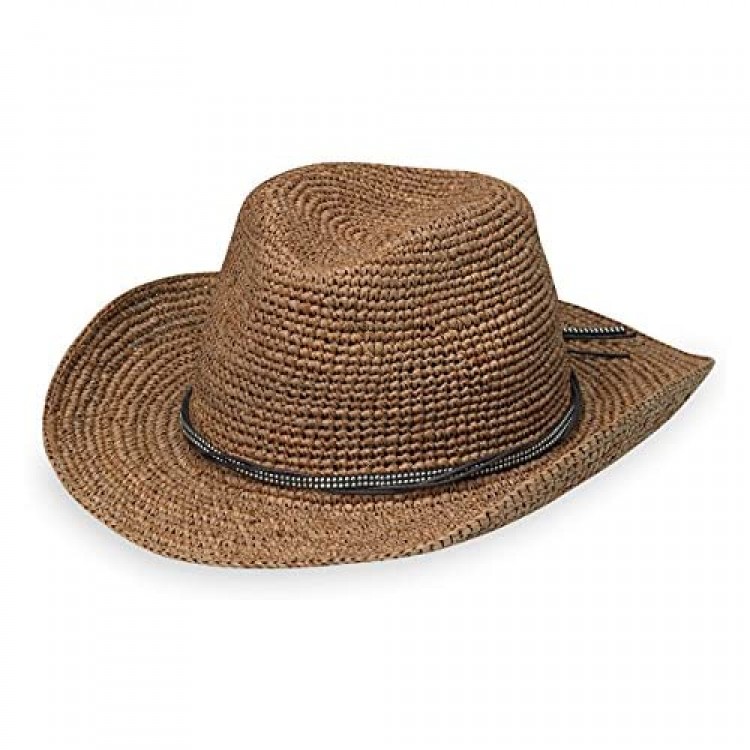 Wallaroo Hat Company Women’s Hannah Cowboy Hat – Raffia Modern Cowboy Designed in Australia.