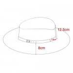 Yosang Adult Straw Cowboy Hat Wide-Brimmed Woven Summer Sun Hat