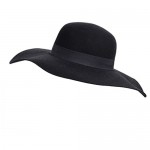 Anycosy Wool Floppy Hat Women Felt Fedora Hats Wide Brim Bucket Cloche Bowler Cap CrushableValentine's Day Gifts