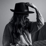 Gossifan Women Men Classic Wide Brim Fedora Panama Hat with Belt Buckle