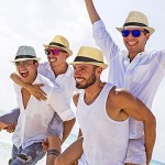 Summer Straw Fedora Hat Short Brim Panama Sun Hat Trilby Beach Hat for Men & Women