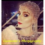 2021 Party Wedding Handmade Egyptian Cleopatra Belly Dance Beaded Headpiece(Silver)