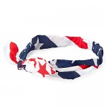 American Flag Bowknot Headband Accessories for Women (One Size 12 Pack)