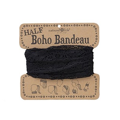 Black Lace Half Boho Bandeau