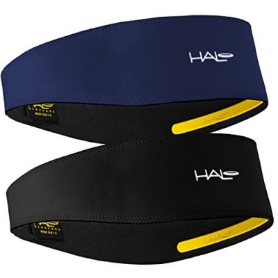 Halo II Headband Sweatband Pullover   1 Black and 1 Navy - 2 Pack