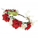 Love Sweety Rose Flower Headband Floral Crown Garland Halo