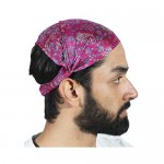 Sarjana Handicrafts Lot 10 Pieces Womens Mens Silk Headband Printed Hairband Bandana
