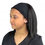 Satin Life Satin Lined Headband Protective Style (Black)