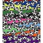 Soccer Stretch Headbands - (3 Pack) for Women Teens Kids - 2.25 Wide Spandex Silky Sweatbands for Soccer - Sports - Yoga - Fashion