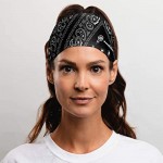 Suddora Paisley Bandana Headband - Vintage and Fashionable Headbands
