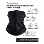 8 Pieces Summer UV Protection Neck Gaiter Scarf Balaclava Cooling Breathable Face Cover Scarf