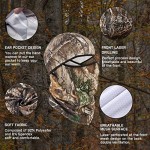 Balaclava Ski Mask Winter Hunting Camo Face Masks Real Tree Edge Camo for Men & Women Hunting Gear Accessories Breathable Windproof Thermal Material for Skiing Snowboarding & Motorcycle Riding