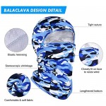 Botack Balaclava Face Mask Sun UV Protection Breathable Full Head Mask for Men Women Cycling