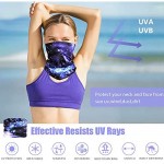 Cooling Neck Gaiter Face Mask Bandanas Balaclava Reusable Washable UV Protection Breathable Face Cover Scarf for Men & Women