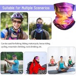 Cooling Neck Gaiter Face Mask Bandanas Balaclava Reusable Washable UV Protection Breathable Face Cover Scarf for Men & Women