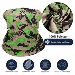 CoutureBridal 6 PCS Sun UV Protection Face Mask Neck Gaiter Windproof Scarf Sunscreen Breathable Bandana Balaclava for Sport&Outdoor (3 Solid & 3 Camouflage) Mix Style 1 One Size