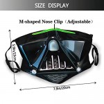 Darth Vader Face Mask Masks Cotton Windproof Reusable Face Mask Breathable Balaclava For Women Men Customized With Filter.
