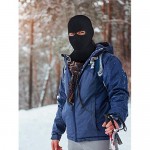 Full Face Cover Knit Ski Mask Ultra-Thin Full Face Mask Winter Bike Cycling Balaclava with 2 Holes for Outdoor Sports