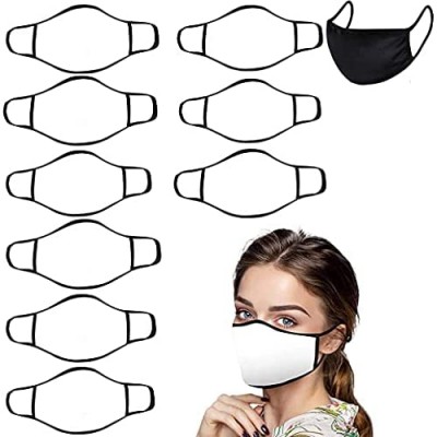 Lot of 10 pcs Reversible MJoffe White Sublimation Mask - Printable Subready Washable Reusable Made in USA