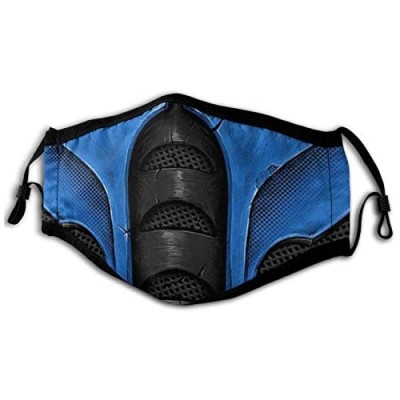 Mask - Mortal Kombat - Sub-Zero Face Mask Reusable Adult Anti Black Border Dust Cover One Size